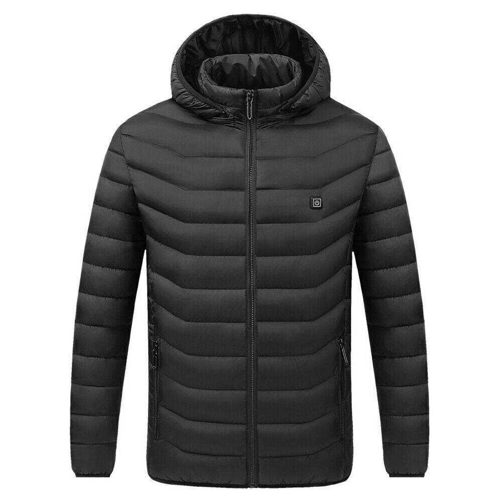 Men Women Electric Coat Heated Jacket USB Winter Warm up Heating Pad Body Warmer
