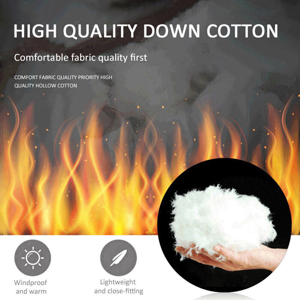 Men Women Electric Coat Heated Jacket USB Winter Warm up Heating Pad Body Warmer